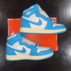 Air Jordan 1 Retro High UNC Reimagined Sz 5.5Y/7W